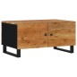 vidaXL Mesa de centro madera maciza acacia y contrachapada 80x50x40 cm vidaXL Mesa de centro madera maciza acacia y contrachapada 80x50x40 cm