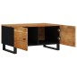vidaXL Mesa de centro madera maciza acacia y contrachapada 80x50x40 cm vidaXL Mesa de centro madera maciza acacia y contrachapada 80x50x40 cm