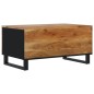 vidaXL Mesa de centro madera maciza acacia y contrachapada 80x50x40 cm vidaXL Mesa de centro madera maciza acacia y contrachapada 80x50x40 cm