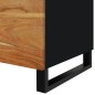 vidaXL Mesa de centro madera maciza acacia y contrachapada 80x50x40 cm vidaXL Mesa de centro madera maciza acacia y contrachapada 80x50x40 cm