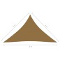 vidaXL Toldo de vela HDPE gris taupe 160 g/m² 5x5x6 m vidaXL Toldo de vela HDPE gris taupe 160 g/m² 5x5x6 m