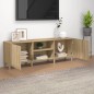 vidaXL Mueble para TV madera contrachapada roble sonoma 150x30x50 cm vidaXL Mueble para TV madera contrachapada roble sonoma 150x30x50 cm