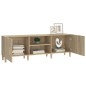vidaXL Mueble para TV madera contrachapada roble sonoma 150x30x50 cm vidaXL Mueble para TV madera contrachapada roble sonoma 150x30x50 cm