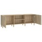 vidaXL Mueble para TV madera contrachapada roble sonoma 150x30x50 cm vidaXL Mueble para TV madera contrachapada roble sonoma 150x30x50 cm