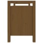 vidaXL Banco de recibidor madera maciza pino marrón miel 110x40x60 cm vidaXL Banco de recibidor madera maciza pino marrón miel 110x40x60 cm