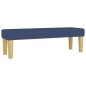 vidaXL Cama box spring con colchón tela azul 140x190 cm vidaXL Cama box spring con colchón tela azul 140x190 cm