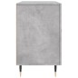 vidaXL Aparador de madera de ingeniería gris hormigón 100x36x60 cm