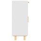 vidaXL Aparador madera maciza pino y ratán natural blanco 60x30x75 cm vidaXL Aparador madera maciza pino y ratán natural blanco 60x30x75 cm
