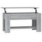 vidaXL Mesa de centro madera contrachapada gris Sonoma 101x49x52 cm vidaXL Mesa de centro madera contrachapada gris Sonoma 101x49x52 cm