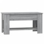 vidaXL Mesa de centro madera contrachapada gris Sonoma 101x49x52 cm vidaXL Mesa de centro madera contrachapada gris Sonoma 101x49x52 cm