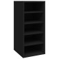 vidaXL Muebles zapateros 2 uds madera contrachapada negro 31,5x35x70cm vidaXL Muebles zapateros 2 uds madera contrachapada negro 31,5x35x70cm