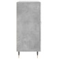 vidaXL Aparador de madera de ingeniería gris hormigón 90x34x80 cm vidaXL Aparador de madera de ingeniería gris hormigón 90x34x80 cm