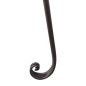 vidaXL Banco tumbona de jardín acero marrón envejecido 128 cm vidaXL Banco tumbona de jardín acero marrón envejecido 128 cm