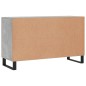vidaXL Aparador de madera de ingeniería gris hormigón 100x36x60 cm vidaXL Aparador de madera de ingeniería gris hormigón 100x36x60 cm
