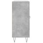 vidaXL Aparador de madera de ingeniería gris hormigón 90x34x80 cm vidaXL Aparador de madera de ingeniería gris hormigón 90x34x80 cm