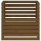 vidaXL Compostador de madera maciza de pino marrón miel 80x80x78 cm vidaXL Compostador de madera maciza de pino marrón miel 80x80x78 cm