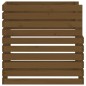 vidaXL Compostador de madera maciza de pino marrón miel 80x80x78 cm vidaXL Compostador de madera maciza de pino marrón miel 80x80x78 cm