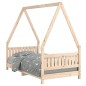 vidaXL Estructura de cama para niños madera maciza de pino 80x160 cm vidaXL Estructura de cama para niños madera maciza de pino 80x160 cm