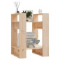 vidaXL Estantería/divisor de espacios madera maciza pino 41x35x57 cm vidaXL Estantería/divisor de espacios madera maciza pino 41x35x57 cm