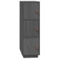 vidaXL Aparador alto de madera maciza de pino gris 34x40x108,5 cm vidaXL Aparador alto de madera maciza de pino gris 34x40x108,5 cm