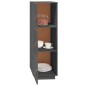 vidaXL Aparador alto de madera maciza de pino gris 34x40x108,5 cm vidaXL Aparador alto de madera maciza de pino gris 34x40x108,5 cm