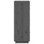 vidaXL Aparador alto de madera maciza de pino gris 34x40x108,5 cm vidaXL Aparador alto de madera maciza de pino gris 34x40x108,5 cm