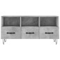 vidaXL Mueble de TV madera de ingeniería gris hormigón 102x36x50 cm vidaXL Mueble de TV madera de ingeniería gris hormigón 102x36x50 cm