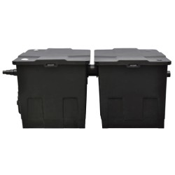 vidaXL Filtro de estanque Bio 12000 L/h 