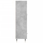 vidaXL Aparador alto madera de ingeniería gris hormigón 69,5x31x115 cm vidaXL Aparador alto madera de ingeniería gris hormigón 69,5x31x115 cm