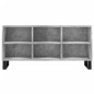 vidaXL Mueble de TV madera de ingeniería gris hormigón 103,5x30x50 cm vidaXL Mueble de TV madera de ingeniería gris hormigón 103,5x30x50 cm