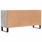vidaXL Mueble de TV madera de ingeniería gris hormigón 103,5x30x50 cm vidaXL Mueble de TV madera de ingeniería gris hormigón 103,5x30x50 cm