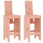 vidaXL Taburetes de cocina 2 uds madera de abeto Douglas 40x42x120 cm vidaXL Taburetes de cocina 2 uds madera de abeto Douglas 40x42x120 cm