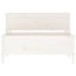 vidaXL Jardinera de madera de pino maciza blanca 110x84x75 cm vidaXL Jardinera de madera de pino maciza blanca 110x84x75 cm