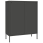 vidaXL Armario de almacenamiento gris antracita 80x35x101,5 cm acero vidaXL Armario de almacenamiento gris antracita 80x35x101,5 cm acero