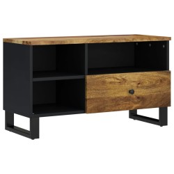 vidaXL Mueble de TV madera mango y madera contrachapada 80x33x46 cm
