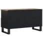 vidaXL Mueble de TV madera mango y madera contrachapada 80x33x46 cm vidaXL Mueble de TV madera mango y madera contrachapada 80x33x46 cm