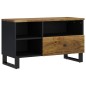 vidaXL Mueble de TV madera mango y madera contrachapada 80x33x46 cm vidaXL Mueble de TV madera mango y madera contrachapada 80x33x46 cm
