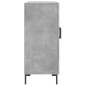 vidaXL Aparador de madera de ingeniería gris hormigón 90x34x80 cm vidaXL Aparador de madera de ingeniería gris hormigón 90x34x80 cm