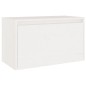 vidaXL Armario de pared de madera maciza de pino blanco 60x30x35 cm vidaXL Armario de pared de madera maciza de pino blanco 60x30x35 cm