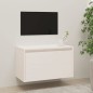vidaXL Armario de pared de madera maciza de pino blanco 60x30x35 cm vidaXL Armario de pared de madera maciza de pino blanco 60x30x35 cm