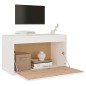 vidaXL Armario de pared de madera maciza de pino blanco 60x30x35 cm vidaXL Armario de pared de madera maciza de pino blanco 60x30x35 cm