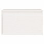vidaXL Armario de pared de madera maciza de pino blanco 60x30x35 cm vidaXL Armario de pared de madera maciza de pino blanco 60x30x35 cm