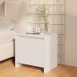 vidaXL Mesitas de noche 2 uds madera ingeniería blanco 45x34x44,5 cm vidaXL Mesitas de noche 2 uds madera ingeniería blanco 45x34x44,5 cm