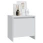 vidaXL Mesitas de noche 2 uds madera ingeniería blanco 45x34x44,5 cm vidaXL Mesitas de noche 2 uds madera ingeniería blanco 45x34x44,5 cm