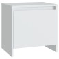 vidaXL Mesitas de noche 2 uds madera ingeniería blanco 45x34x44,5 cm vidaXL Mesitas de noche 2 uds madera ingeniería blanco 45x34x44,5 cm