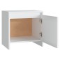 vidaXL Mesitas de noche 2 uds madera ingeniería blanco 45x34x44,5 cm vidaXL Mesitas de noche 2 uds madera ingeniería blanco 45x34x44,5 cm