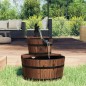 vidaXL Fuente de agua con bomba madera maciza de abeto 44,5x44,5x58 cm vidaXL Fuente de agua con bomba madera maciza de abeto 44,5x44,5x58 cm
