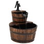 vidaXL Fuente de agua con bomba madera maciza de abeto 44,5x44,5x58 cm vidaXL Fuente de agua con bomba madera maciza de abeto 44,5x44,5x58 cm