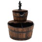 vidaXL Fuente de agua con bomba madera maciza de abeto 44,5x44,5x58 cm vidaXL Fuente de agua con bomba madera maciza de abeto 44,5x44,5x58 cm