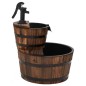 vidaXL Fuente de agua con bomba madera maciza de abeto 44,5x44,5x58 cm vidaXL Fuente de agua con bomba madera maciza de abeto 44,5x44,5x58 cm